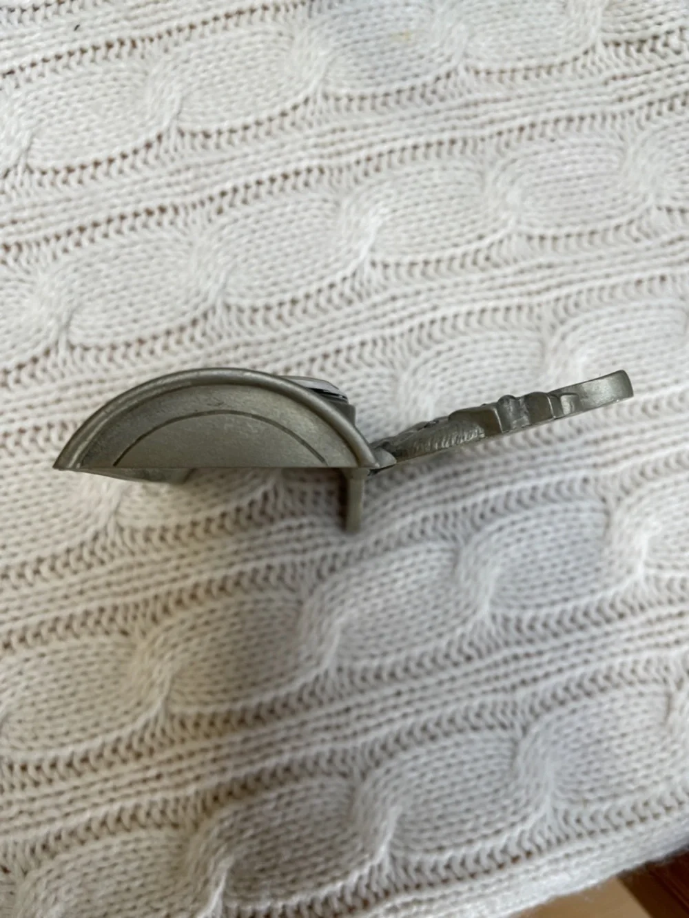 Silver-Tone Soup Can Wall Clock Decor
